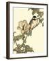 Oriental Bird on Branch I-Vision Studio-Framed Art Print