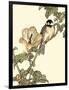 Oriental Bird on Branch I-Vision Studio-Framed Art Print