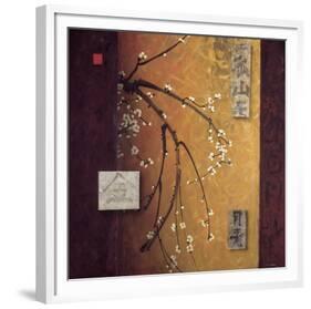 Oriental Blossoms II-Don Li-Leger-Framed Giclee Print