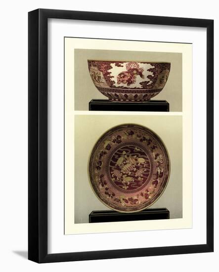 Oriental Bowl and Plate I-George Ashdown Audsley-Framed Art Print