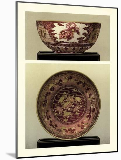 Oriental Bowl and Plate I-George Ashdown Audsley-Mounted Art Print