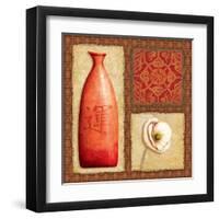 Oriental Collage I-Delphine Corbin-Framed Art Print