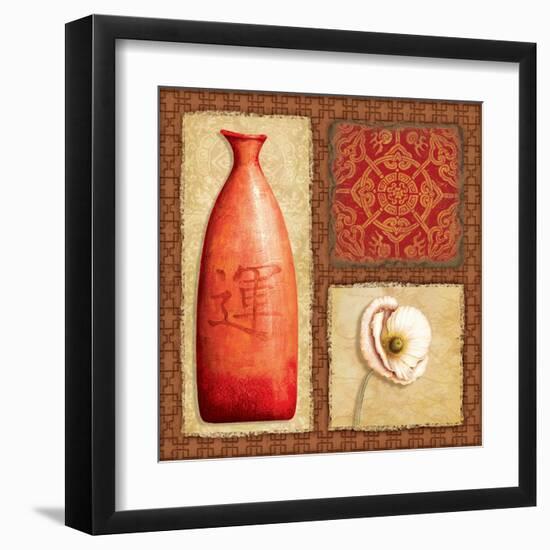 Oriental Collage I-Delphine Corbin-Framed Art Print