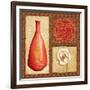 Oriental Collage II-Delphine Corbin-Framed Art Print