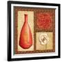 Oriental Collage II-Delphine Corbin-Framed Art Print