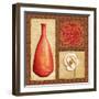 Oriental Collage II-Delphine Corbin-Framed Art Print