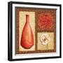 Oriental Collage II-Delphine Corbin-Framed Art Print