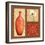 Oriental Collage III-Delphine Corbin-Framed Art Print