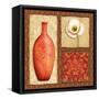 Oriental Collage III-Delphine Corbin-Framed Stretched Canvas