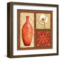 Oriental Collage III-Delphine Corbin-Framed Art Print