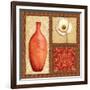 Oriental Collage III-Delphine Corbin-Framed Art Print