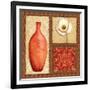 Oriental Collage III-Delphine Corbin-Framed Art Print