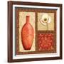 Oriental Collage III-Delphine Corbin-Framed Art Print