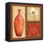 Oriental Collage III-Delphine Corbin-Framed Stretched Canvas