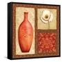 Oriental Collage III-Delphine Corbin-Framed Stretched Canvas