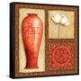 Oriental Collage IV-Delphine Corbin-Framed Stretched Canvas