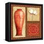 Oriental Collage IV-Delphine Corbin-Framed Stretched Canvas
