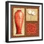 Oriental Collage IV-Delphine Corbin-Framed Art Print