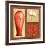 Oriental Collage IV-Delphine Corbin-Framed Art Print