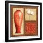 Oriental Collage IV-Delphine Corbin-Framed Art Print