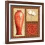 Oriental Collage IV-Delphine Corbin-Framed Art Print