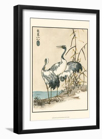 Oriental Crane II-Vision Studio-Framed Art Print