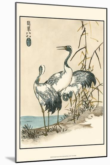 Oriental Crane II-Vision Studio-Mounted Art Print