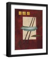 Oriental Dining I-Rita Vindedzis-Framed Giclee Print