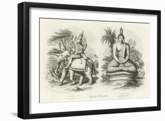 Oriental Divinities-null-Framed Giclee Print