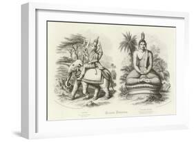 Oriental Divinities-null-Framed Giclee Print