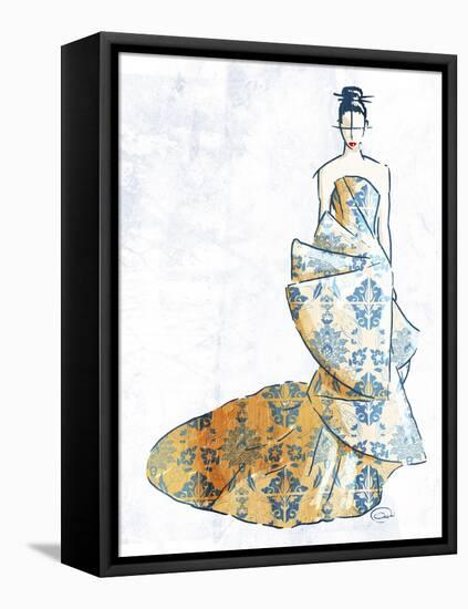 Oriental Dress-OnRei-Framed Stretched Canvas