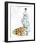 Oriental Dress-OnRei-Framed Art Print