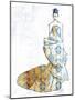 Oriental Dress-OnRei-Mounted Art Print