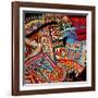 Oriental Fans-Linda Arthurs-Framed Giclee Print