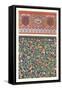 Oriental Floral Patterns-null-Framed Stretched Canvas