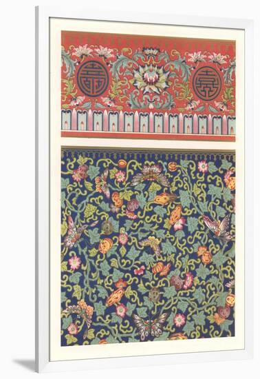 Oriental Floral Patterns-null-Framed Art Print