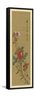 Oriental Floral Scroll I-null-Framed Stretched Canvas