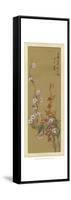 Oriental Floral Scroll VI-null-Framed Stretched Canvas