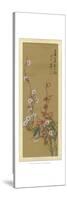 Oriental Floral Scroll VI-null-Stretched Canvas