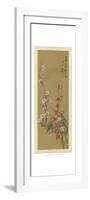 Oriental Floral Scroll VI-null-Framed Premium Giclee Print