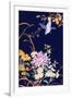 Oriental Flowers and Bird-Haruyo Morita-Framed Art Print