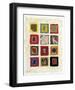 Oriental Fragments-David Hewitt-Framed Giclee Print