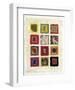 Oriental Fragments-David Hewitt-Framed Giclee Print