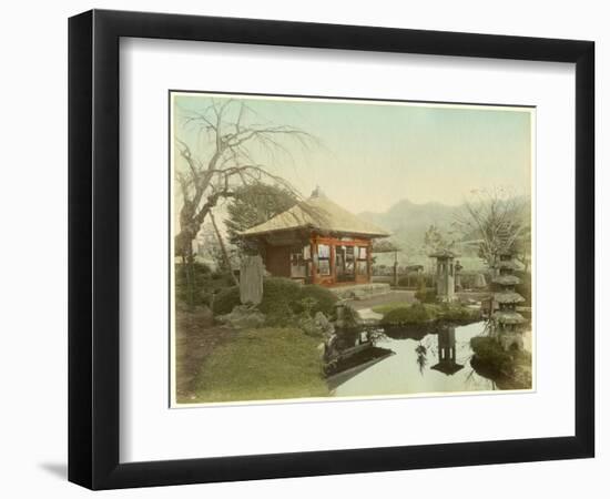 Oriental Garden in Japan-null-Framed Photographic Print