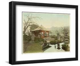 Oriental Garden in Japan-null-Framed Photographic Print