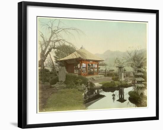 Oriental Garden in Japan-null-Framed Photographic Print