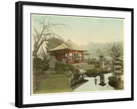 Oriental Garden in Japan-null-Framed Photographic Print