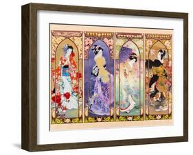 Oriental Gate-Haruyo Morita-Framed Art Print