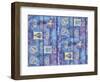 Oriental Hearts-Maria Trad-Framed Giclee Print