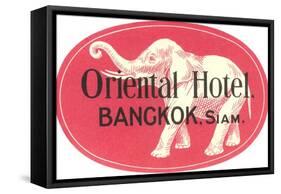 Oriental Hotel, Bangkok, Siam-null-Framed Stretched Canvas